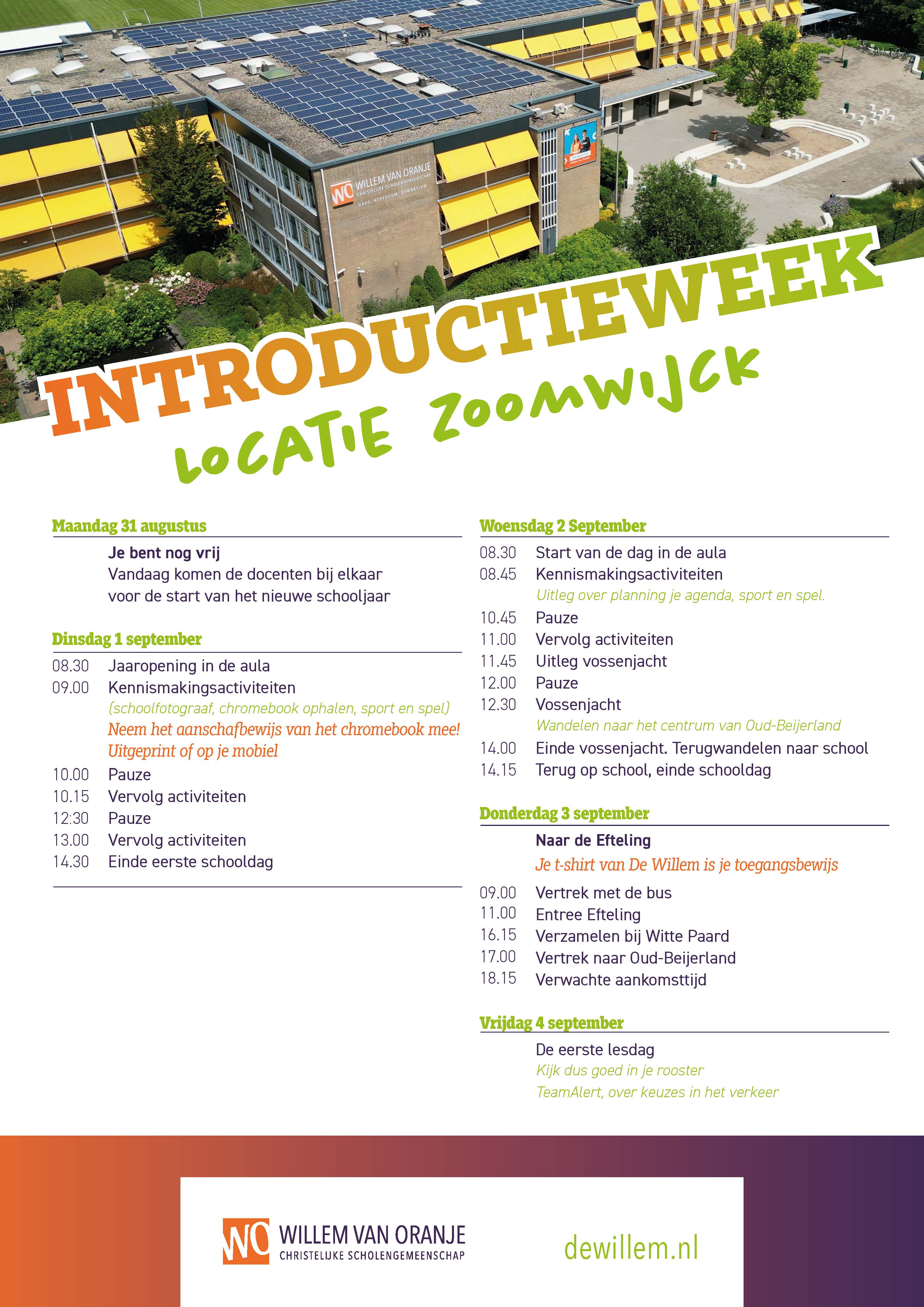 WvO Programma Introductieweek2026 Pagina 1